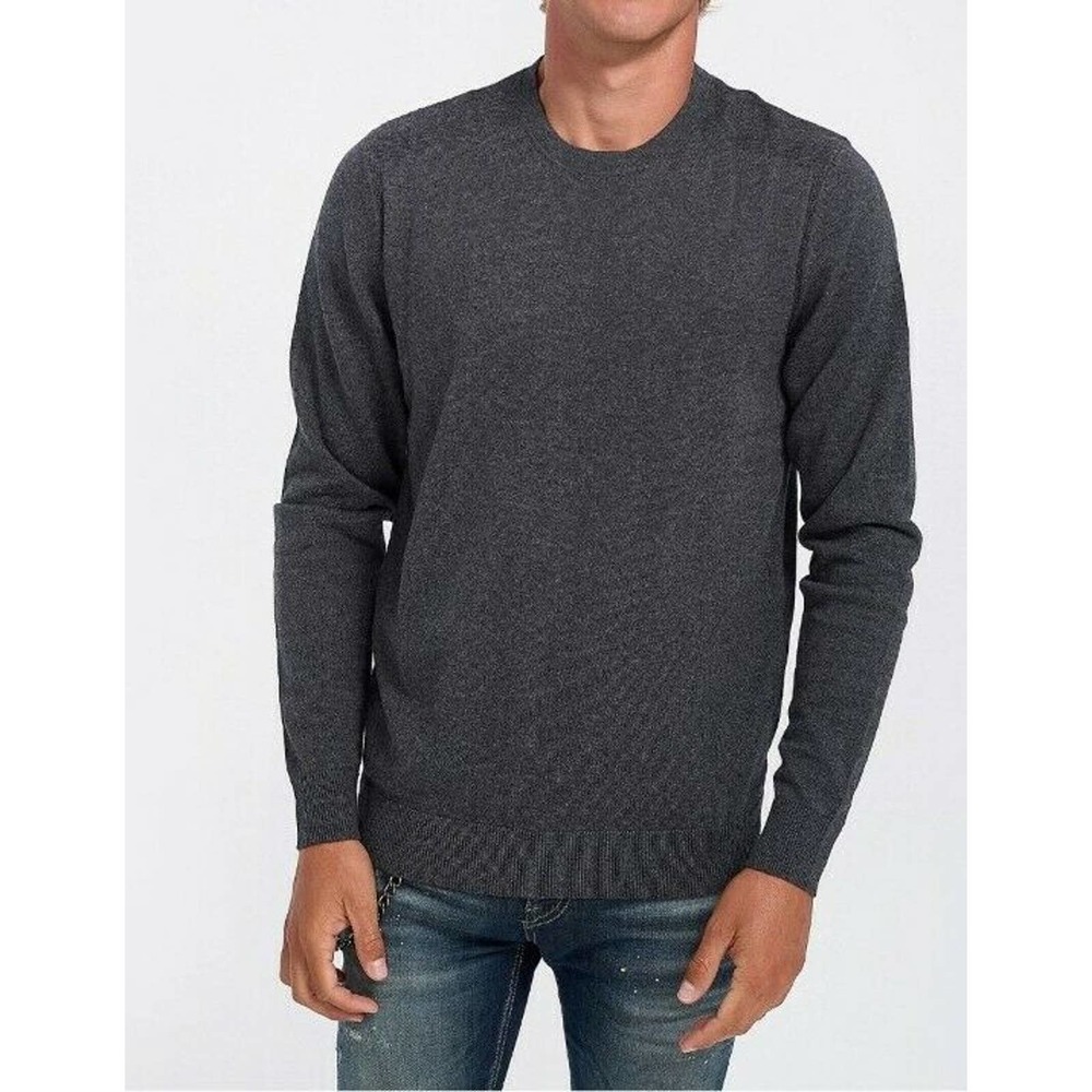 NWT Men's Selected Homme gray Crew Neck Pullover Sweater Size eu xl